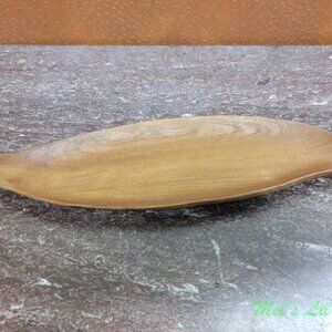 Monkey Pod Teak Wood Serving Tray from Hong Kong